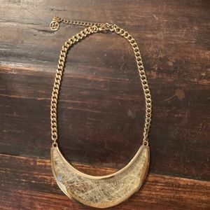 Erica Lyons goldtone statement necklace